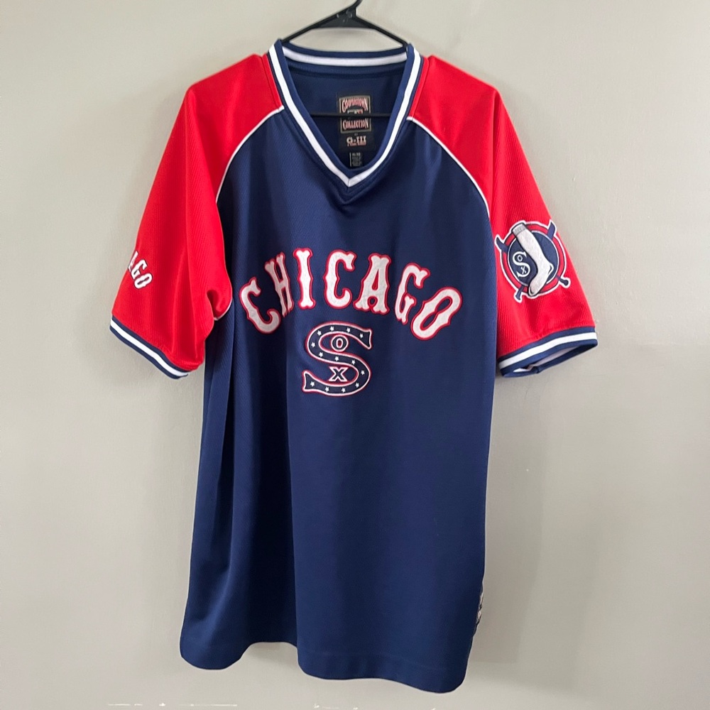 Cooperstown Collection G-III Chicago White Sox‎ Retro Baseball Jersey XL